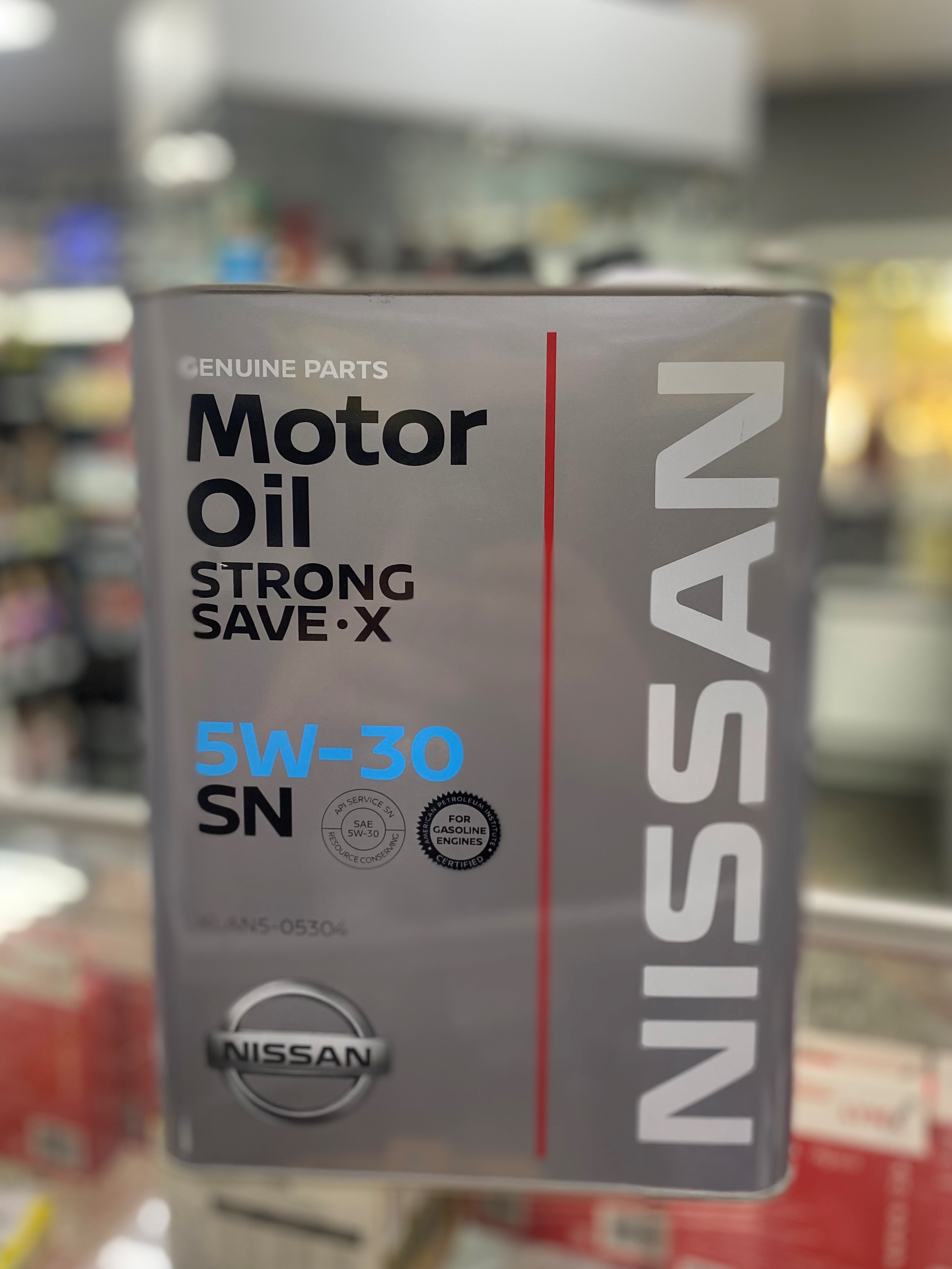 Купить 5W-30 4л синт.  Nissan Strong Save X API SN, заказать 5W-30 4л синт.  Nissan Strong Save X API SN