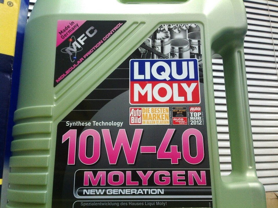 Купить 10W40  5 л  синт. LiquiMoly Molygen New Generation  API SL/CF, ACEA A3/B4, заказать 10W40  5 л  синт. LiquiMoly Molygen New Generation  API SL/CF, ACEA A3/B4