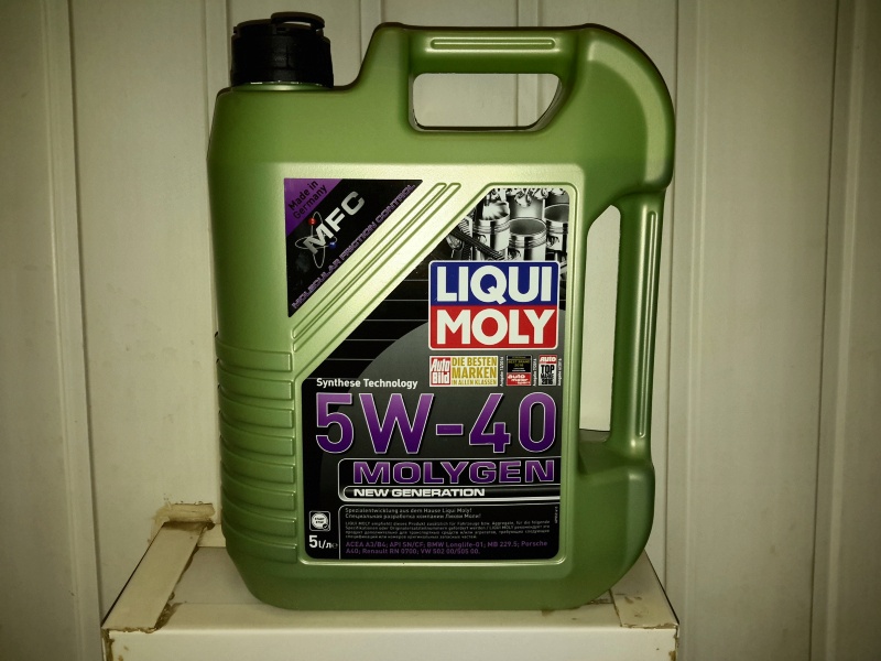 5W40 5 л синт.LiquiMoly Molygen New Generation API SN/CF, ACEA A3/B4