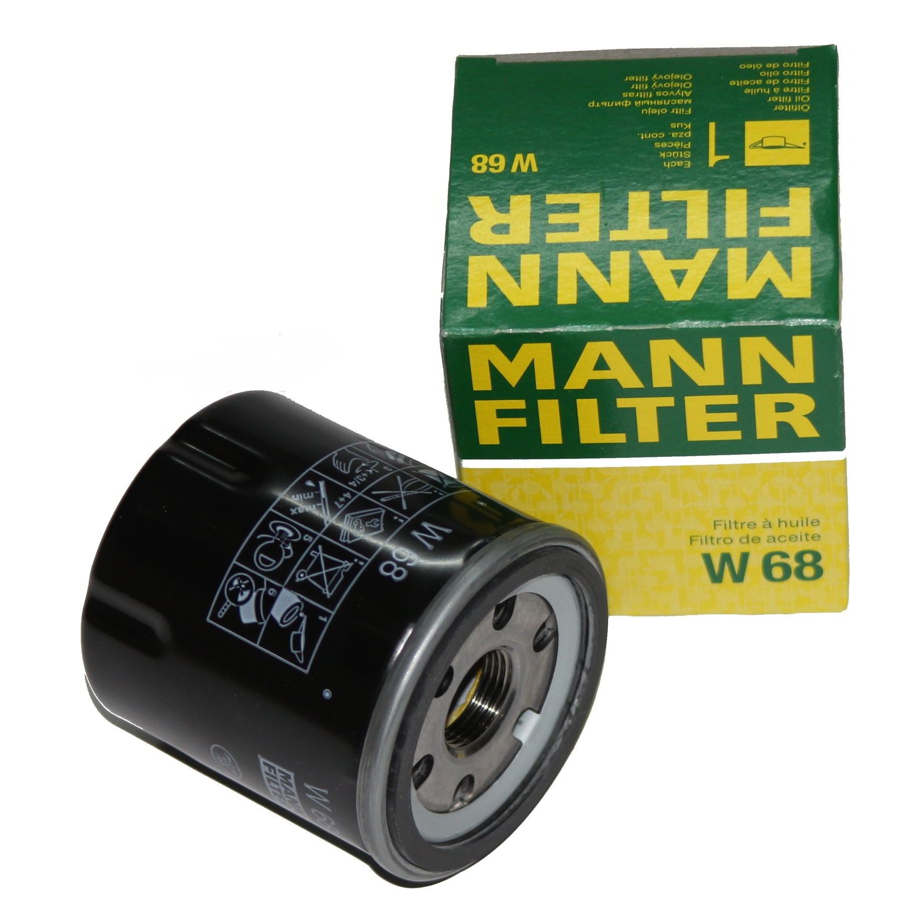 Купить Фильтр масляный MANN FILTER W68, заказать Фильтр масляный MANN FILTER W68