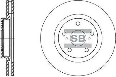 Диск тормозной передний Toyota RAV4 III Hi-Q SD4082