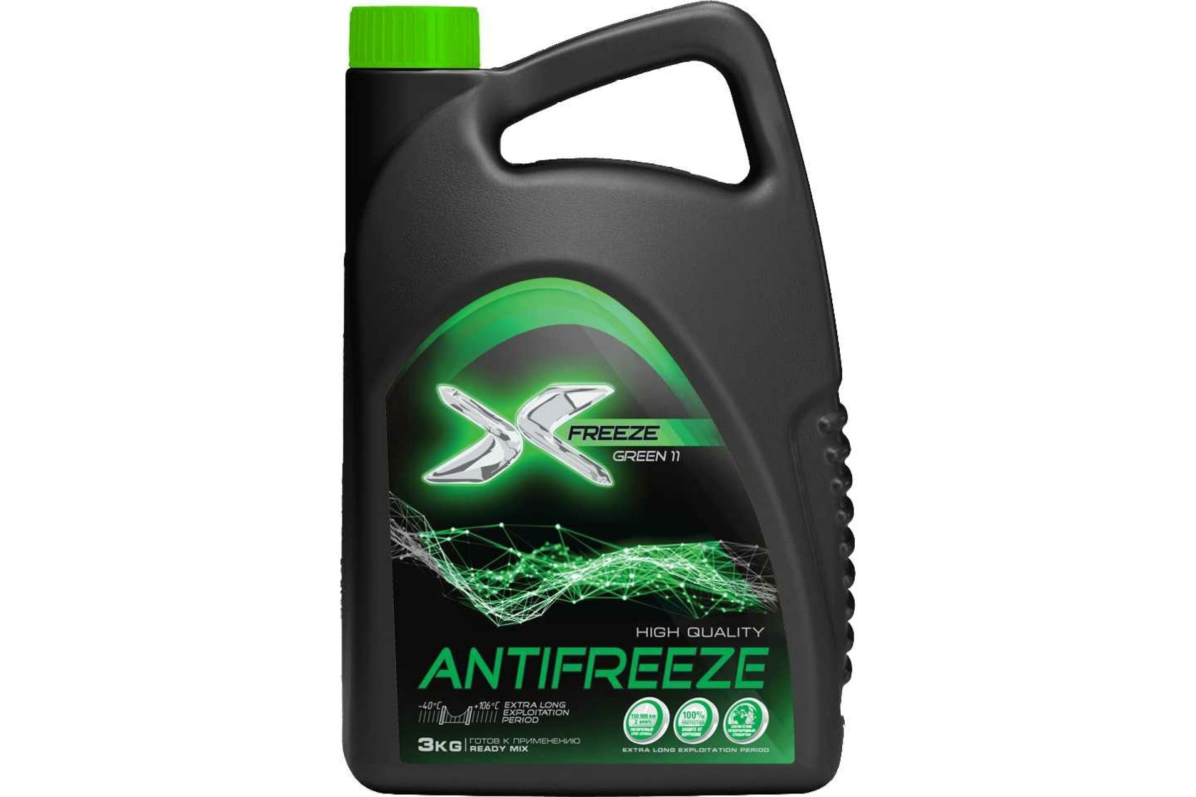 антифриз зеленый  3 кг X-FREEZE X-FREEZE Green  