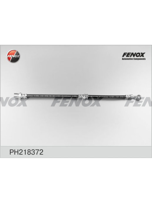 Шланг тормозной передний левый  FENOX PH218372