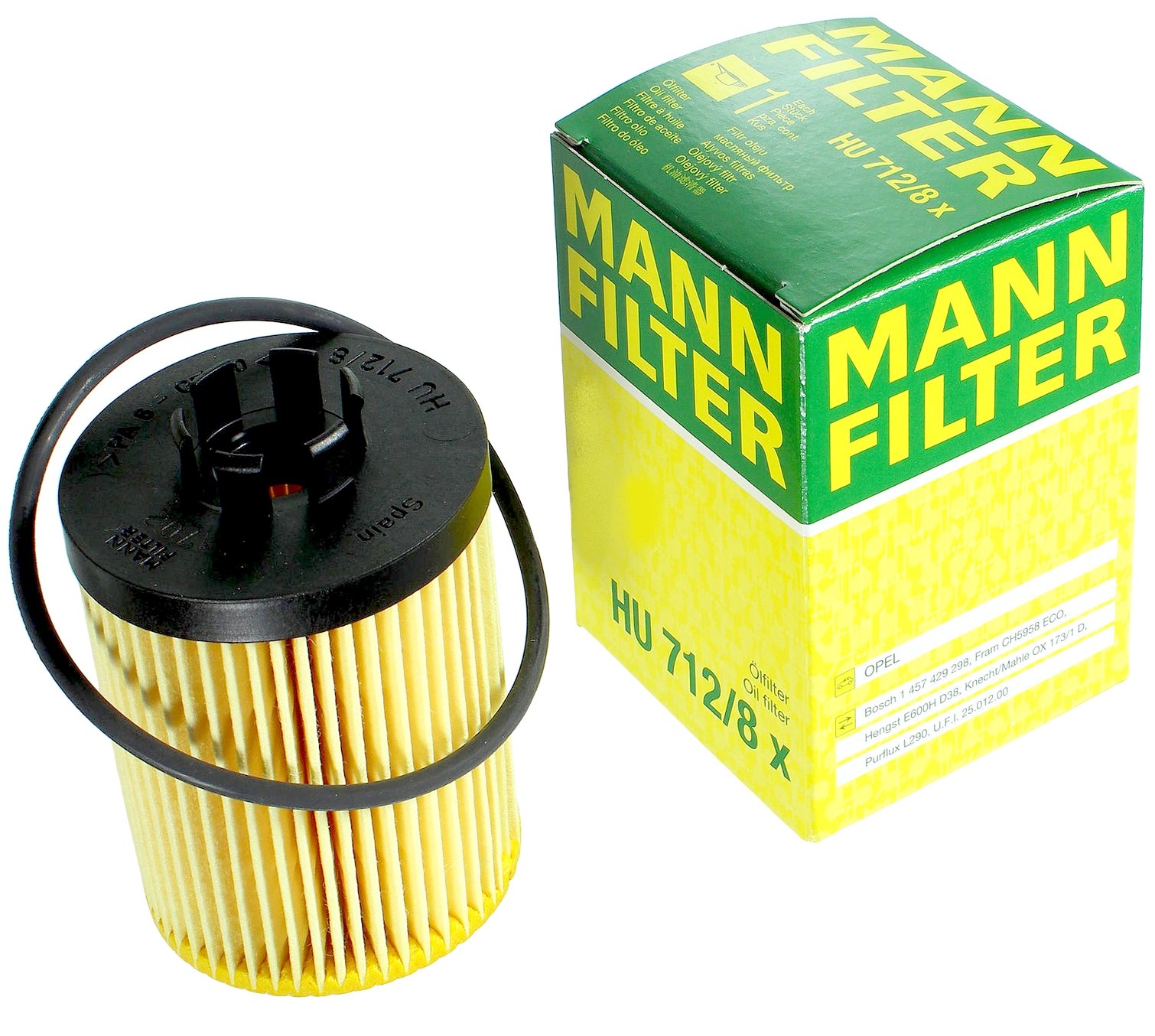 Купить  Фильтр масляный MANN FILTER HU712/8X, заказать  Фильтр масляный MANN FILTER HU712/8X