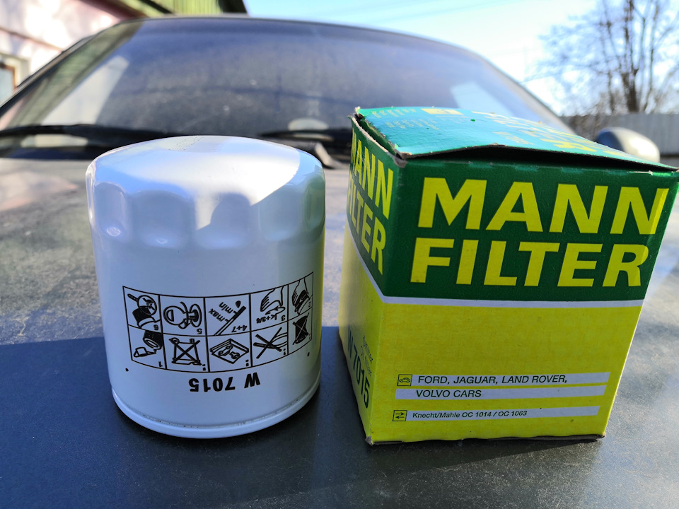 Фильтр масляный MANN-FILTER W7015