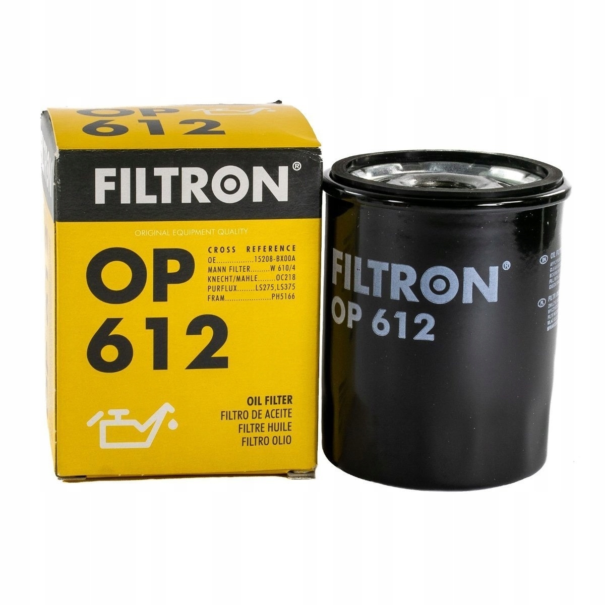 Купить Фильтр масляный Filtron OP612, заказать Фильтр масляный Filtron OP612