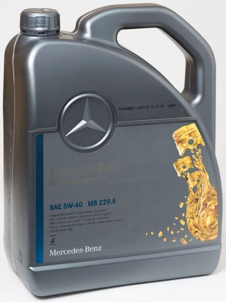 Купить 5W-40 5 л  Синт.Mercedes-Benz MB 229.5 , заказать 5W-40 5 л  Синт.Mercedes-Benz MB 229.5 