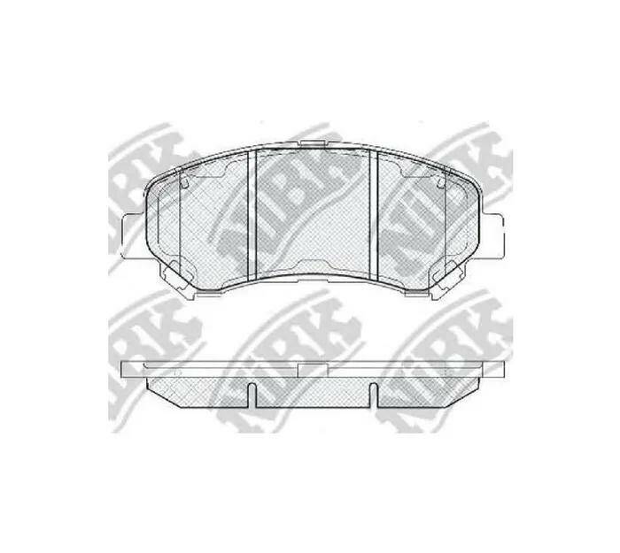 Купить Тормозные колодки передние NiBK PN2801, заказать Тормозные колодки передние NiBK PN2801